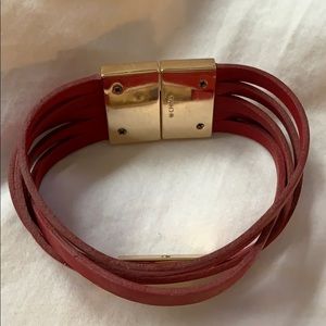 Coach Jewelry - Coach leather bracelet Coach Jewelry - Coach leather bracelet
